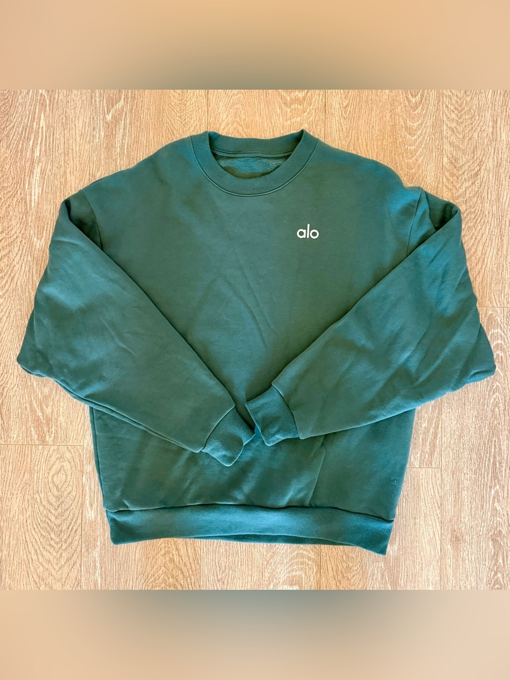 Alo Clover Green Crewneck Sweatshirt